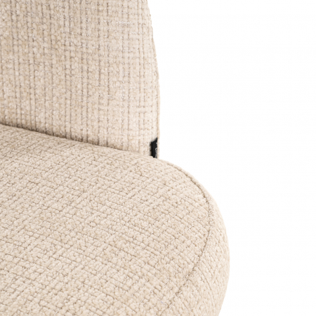 Scaun Bar/Counter, Nikki, pivotant, ignifug (Niagara 902 beige Chenille) [6]