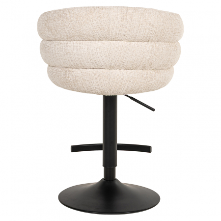 Scaun Bar/Counter, Nikki, pivotant, ignifug (Niagara 902 beige Chenille) [11]