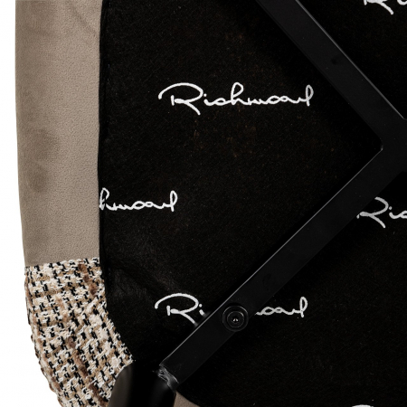 Bar stool Tabitha trendy nature / quartz khaki fire retardan (Be Trendy 01 Nature) [8]