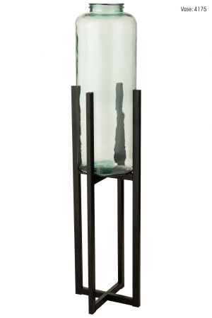 Baza ghiveci, Metal, Negru, 31.8x31.8x95.2 cm [1]