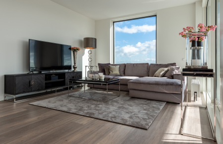 Baza lampadar Bliss, Otel inoxidabil, Argintiu, 156x25x25 cm [5]