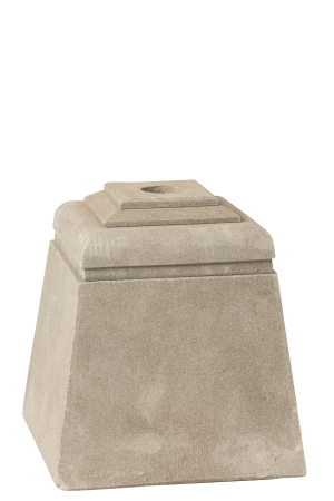 SALE % - Baza umbrela, Compozit, Gri, 28.5x28.5x29