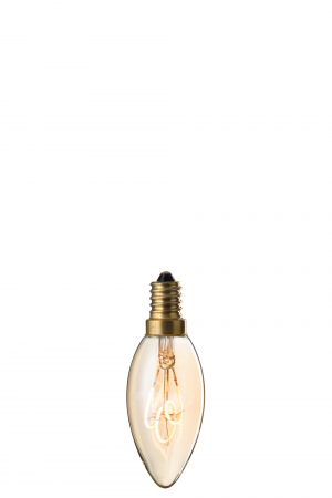Bec E14, Sticla, Transparent, 3.5x3.5x10 cm [1]