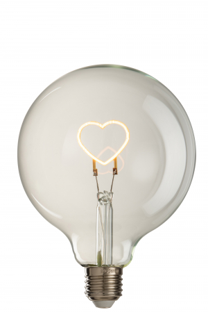 Bec E27, Sticla, Transparent, 12.5x12.5x17 cm [1]