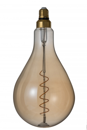 Becuri - Bec E27, Sticla, Transparent, 16.5x16.5x31 cm