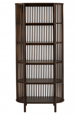 Biblioteca Conie, Lemn, Maro, 88x40x190 cm [1]