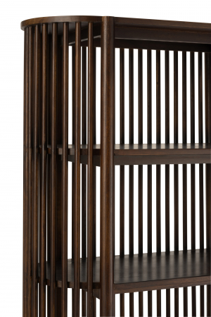 Biblioteca Conie, Lemn, Maro, 88x40x190 cm [5]