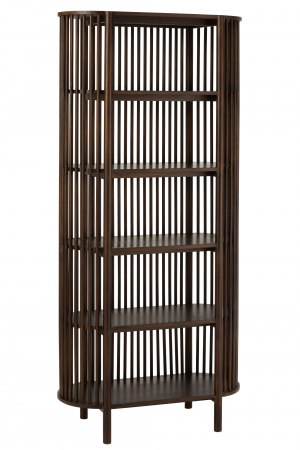 SALE % - Biblioteca Conie, Lemn, Maro, 88x40x190 cm