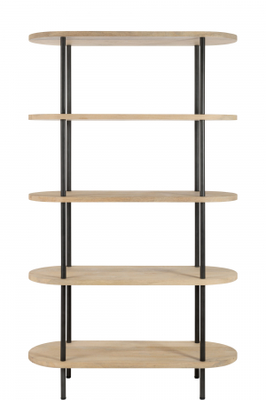 Biblioteca Eli, Lemn, Maro, 105x40x176 cm [1]