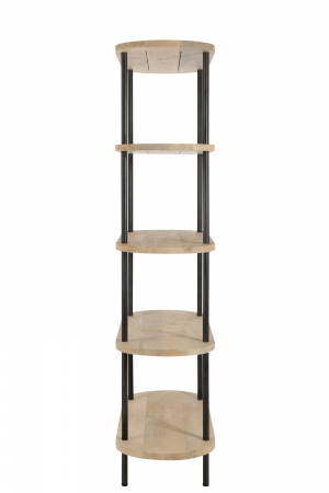 Biblioteca Eli, Lemn, Maro, 105x40x176 cm [2]