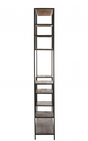Biblioteca Fien , Lemn/Metal, Maro/Negru, 119.5x30x195.5 cm [3]