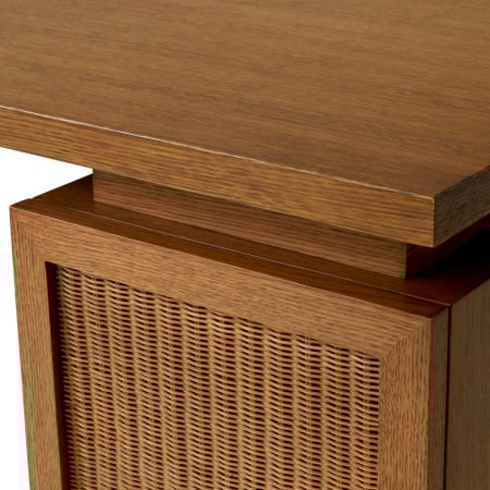 Birou Borchard, furnir stejar caramel, Dimensiuni: W. 140 | D. 73.5 | H. 77.5   [5]