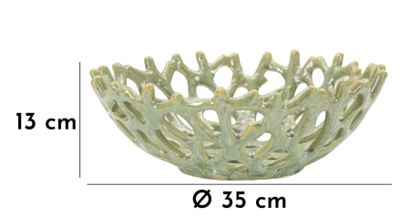 Bol Coral cm ø 35x13 [6]