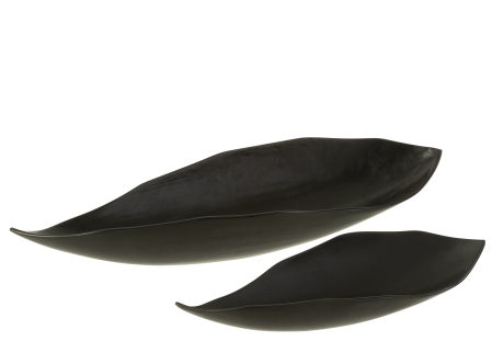 Bol decorativ, Aluminiu, Negru L [1]