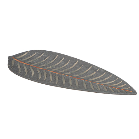 CRACIUN - Bol, „Oliva”, Ceramica, verde, negru, PU 2, L. 15 cm, l. 45,5 cm, H 3 cm