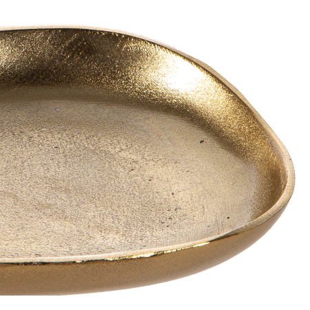 CRACIUN - Bol, organic, „Oro”, aluminiu, auriu, PU 4, L. 13,5 cm, latime 19,5 cm, inaltime 2 cm