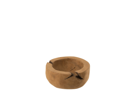 DINING - Bol rotund din lemn de teak Natur