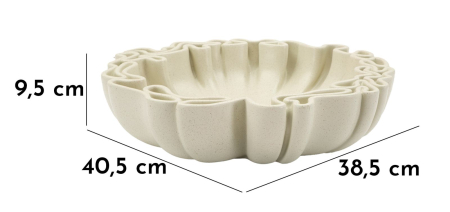Bol Waves, aspect piatra 40,5x38,5x9,5 cm [7]