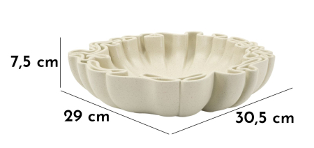 Bol Waves, aspect piatra cm 30.5x29x7.5 [7]
