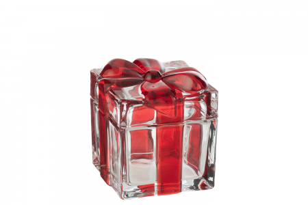 SALE % - Cutie de depozitare, Giftbox, Sticla Rosie, M