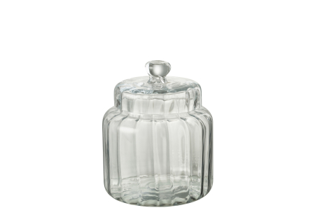 DINING - Borcan, Elia Sticlă Transparent S