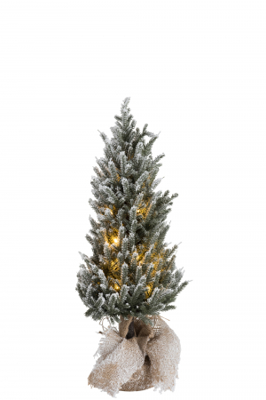 Coronite si Brazi - Brad Craciun LED, Plastic, Verde, 29x29x58 cm