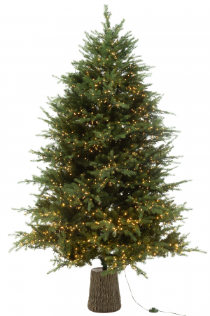 Coronite si Brazi - Brad de Craciun 3000 Lumini Led Plastic Verde