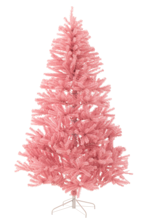 Brad de Craciun artificial din PVC roz, L [1]
