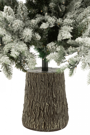 Brad de Craciun cu zapada, 3000 Lumini Led, Plastic, Alb [3]