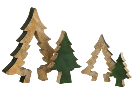 Brad Puzzle, Lemn Verde/Natur L [3]