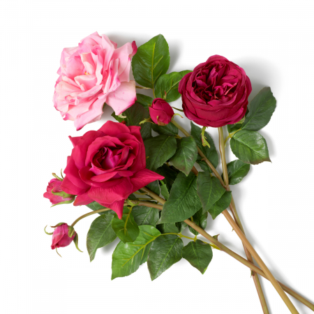 Buchet de trandafiri multicolor, real touch, 72 buc/3 soiuri, Dims: Approximately | Ø 70  (CM) [2]