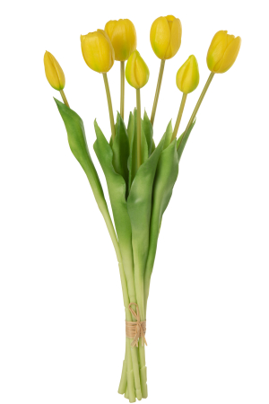Buchet plante artificiale, Material sintetic, Galben, 16.5x10x45.5 [1]