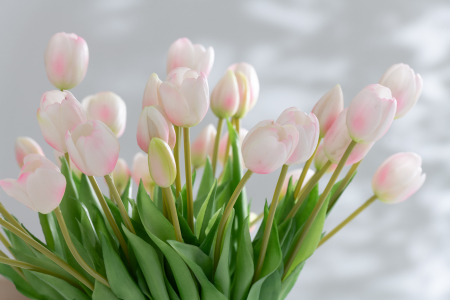 Buchet plante artificiale, Material sintetic, Roz, 12.5x9x31.5 [3]