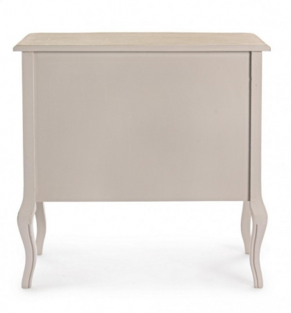 Comoda CLARISSE, lemn, bej, 80x40x80cm [3]