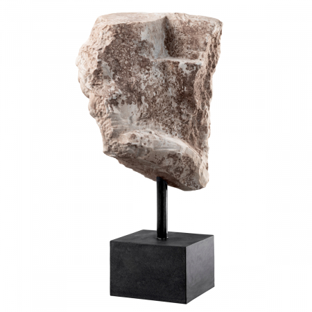 Bust din marmură Lucius Verus aspect antic, Dims: W. 23.5 | D. 30 | H. 58  (CM) [4]