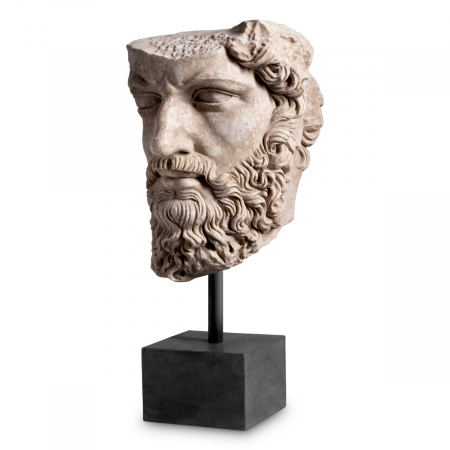 De colectie - Bust din marmură Lucius Verus aspect antic, Dims: W. 23.5 | D. 30 | H. 58  (CM)