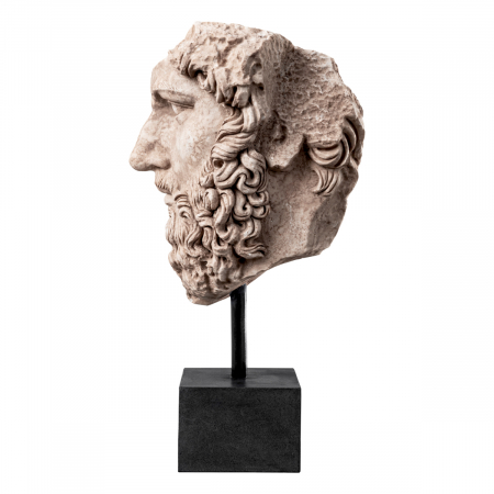 Bust din marmură Lucius Verus aspect antic, Dims: W. 23.5 | D. 30 | H. 58  (CM) [3]