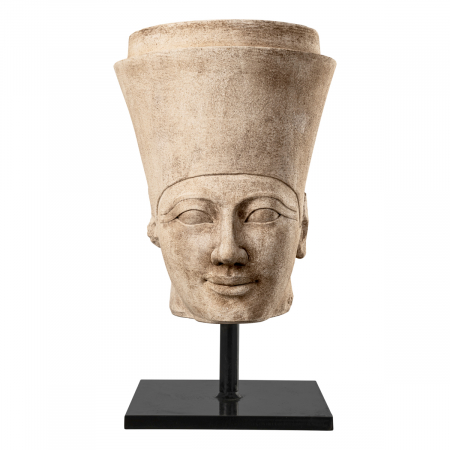 Bust Hatshepsut, finisaj din gresie , Dims: W. 30 | D. 40 | H. 58  (CM) [3]
