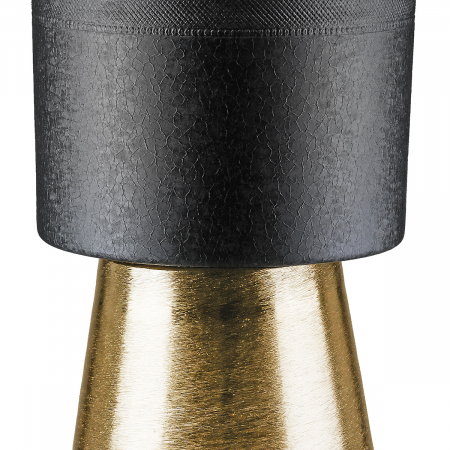 Cachepot, cilindric, Nama, Aluminiu, negru, PU 1, H. 34 cm, D. 22 cm [3]