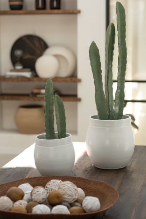 SALE % - Cactus, Material sintetic, Verde, 15x15x48