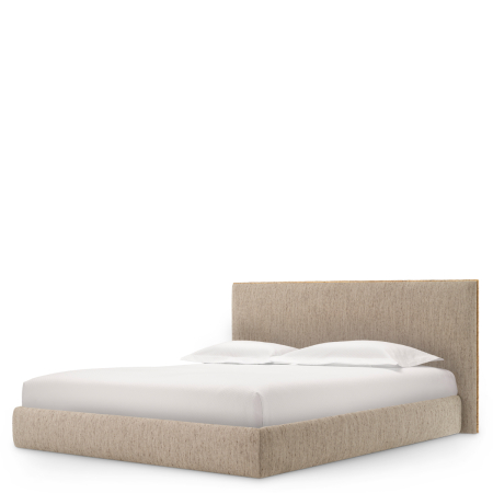 Paturi - Cadru de pat Ashford Beckett bej |L. 237 | W. 210 | H. 110 | min H. 31 cm 