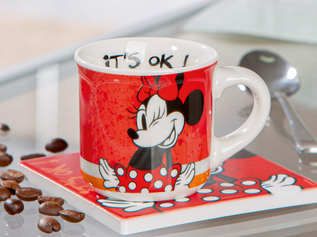 Cana espresso, Minnie I am, Porțelan, roșu, PU 12, H. 5,5 cm, D. 5,5 cm [2]