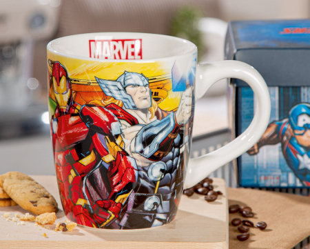 Cana, Marvel - Avengers, Porțelan, multicolor, PU 3, H. 12,5 cm, D. 10,5 cm [1]