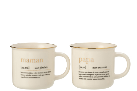 DINING - Cană, Mesaj Maman/Papa Ass2
