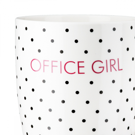 Cana, Office Girl, Litere, Porțelan, alb, PU 6, L. 8,5 cm, L. 12 cm, H. 9 cm [2]