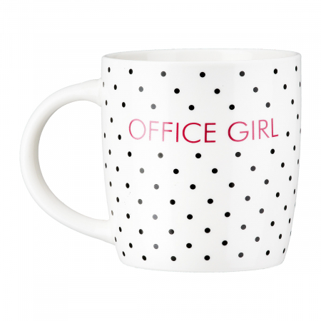 Cana, Office Girl, Litere, Porțelan, alb, PU 6, L. 8,5 cm, L. 12 cm, H. 9 cm [1]