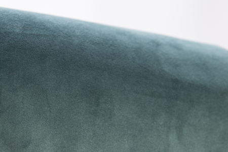 Canapea 2 locuri extensibila cu sezlong Chesterfield, albastru verzui, 245x85/175x70 cm [9]