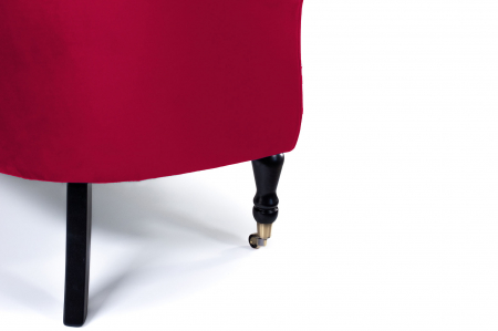 Canapea 3 locuri Filip Chesterfield, bordeaux, 196x82x82 cm [9]