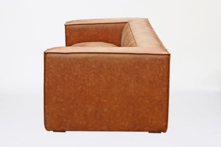 Canapea 4 locuri Modern, Textil, Maro, 99x280x67.5 cm [2]