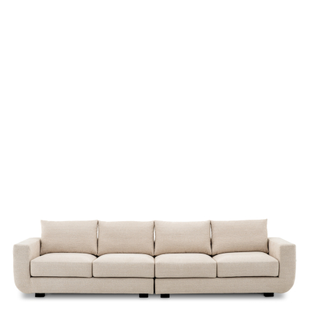 Canapea Brighton nuo bej |W. 324 | D. 104 | H. 82 | SD. 62 | SW. 280 | SH. 45 | AH. 60 cm  [1]